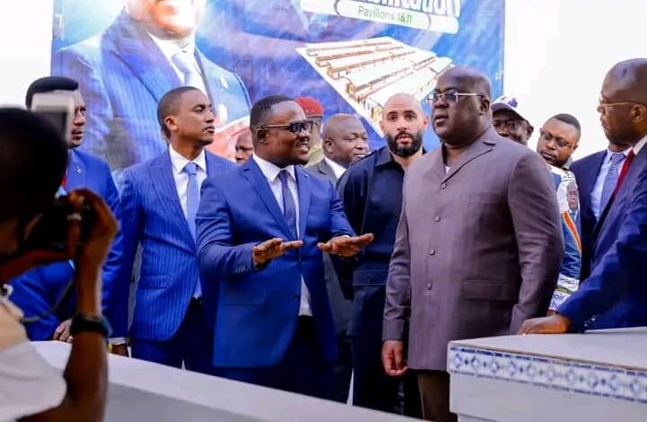  Inauguration des pavillons 5 et 11 du marché de la liberté/KINSHASA: Guy Folly KPP salue l’acte du Chef de l’État, Félix-Antoine Tshisekedi