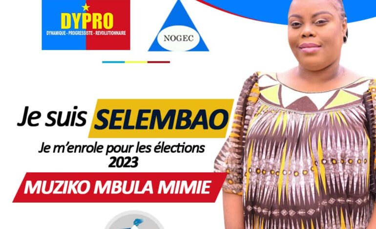  Processus – Électoral/Selembao : Mimie Muziko Mbula met le pieds sur l’accélérateur pour la sensibilisation de ses électeurs