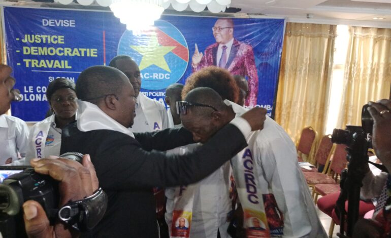  Kinshasa/AC-RDC : Me. Michel Omba procède à l’installation officielle du comité fédéral de la Tshangu