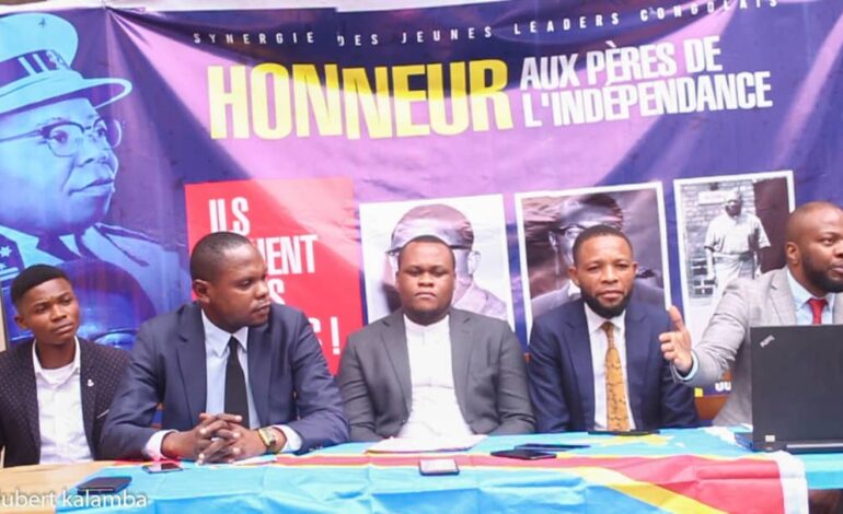  Indépendance RDC : La synergie des jeunes leaders congolais rendra hommage aux Pères de l’indépendance, ce 1er juillet à la place Kimpwanza !