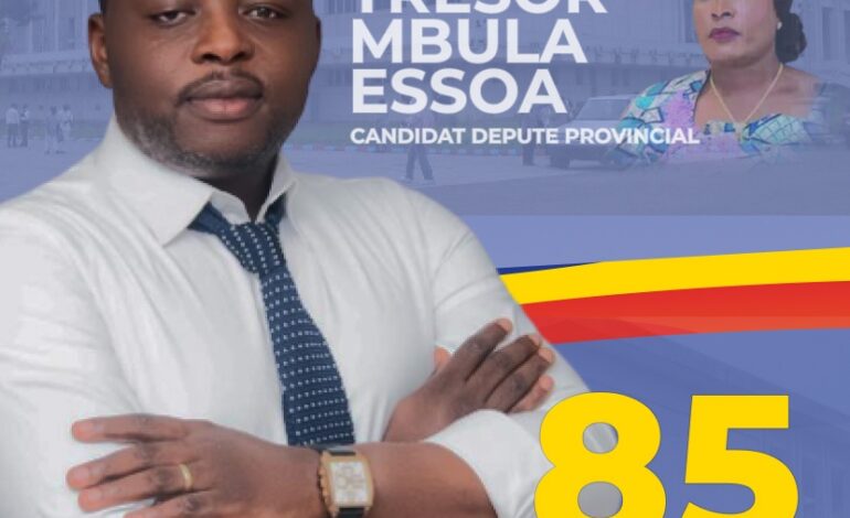 Élections 2023-Kalamu : Trésor Mbula Essoa, le choix de la raison !