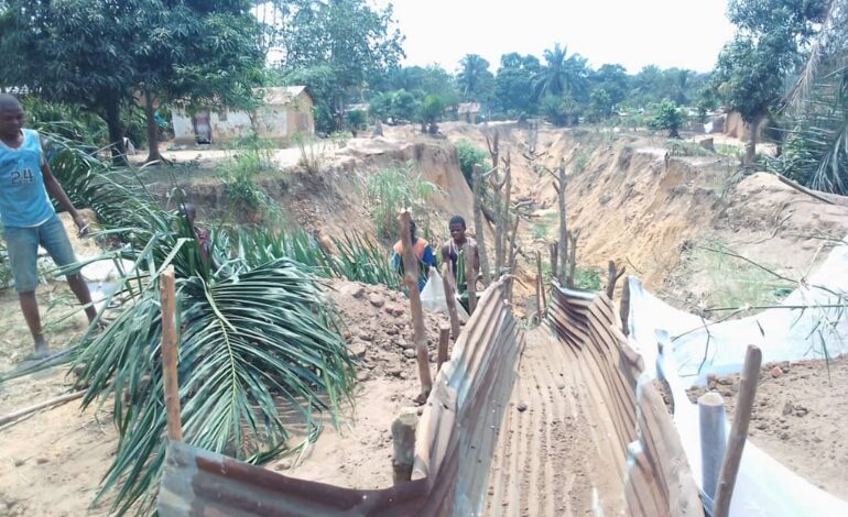 RDC : arrêt des travaux de lutte contre les érosions au Kasaï-Central, la société civile alerte Félix Tshisekedi