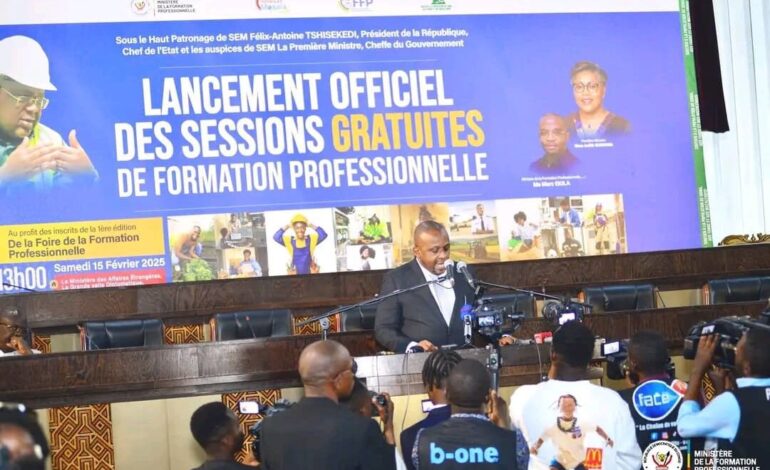 RDC : Lancement des formations gratuites pour plus de 1 000 enfants de militaires et policiers