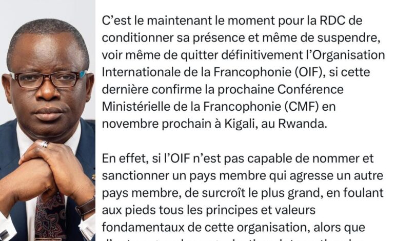 Francophonie : La RDC doit-elle suspendre sa participation ?