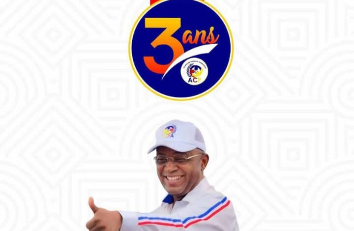 3 ans de l’ACP : Gentiny Ngobila Mbaka livre un discours émouvant sur les origines du parti