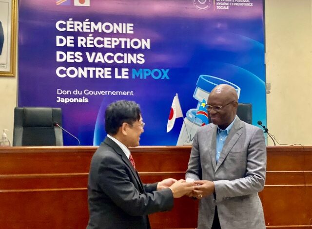 Lutte contre le Mpox : Le Japon offre un lot stratégique de vaccins à la RDC