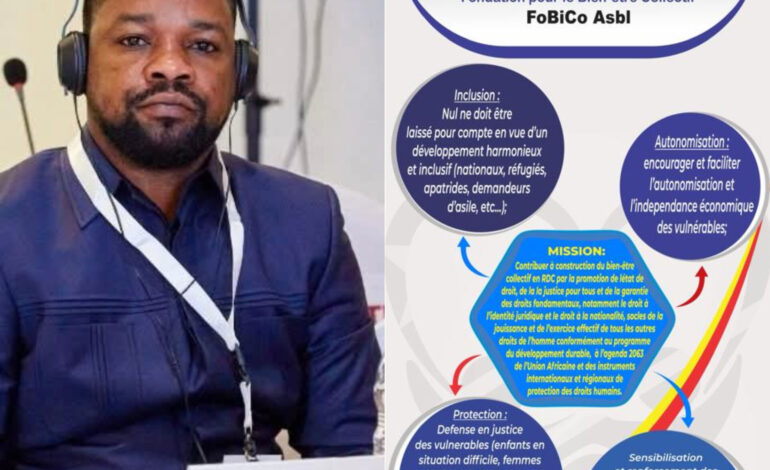 RDC : Une nouvelle fondation prône un développement centré sur l’humain