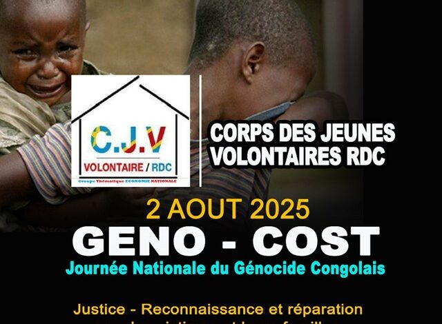 2 AOÛT – JOURNÉE DU GÉNOCIDE CONGOLAIS : UN PEUPLE ABANDONNÉ, UNE MÉMOIRE QUI RÉSISTE