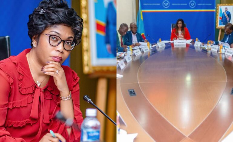 Hydrocarbures : La Ministre d’État Acacia Bandubola Mbongo reçoit les dirigeants de PERENCO et SURESTREAM RDC