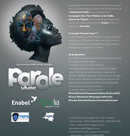 « Paroles vives » : à Kinshasa, un projet pour transformer le talent des jeunes conteurs en véritable métier
