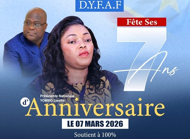 DYFAF : sept ans d’engagement indéfectible aux côtés du Président Félix Tshisekedi